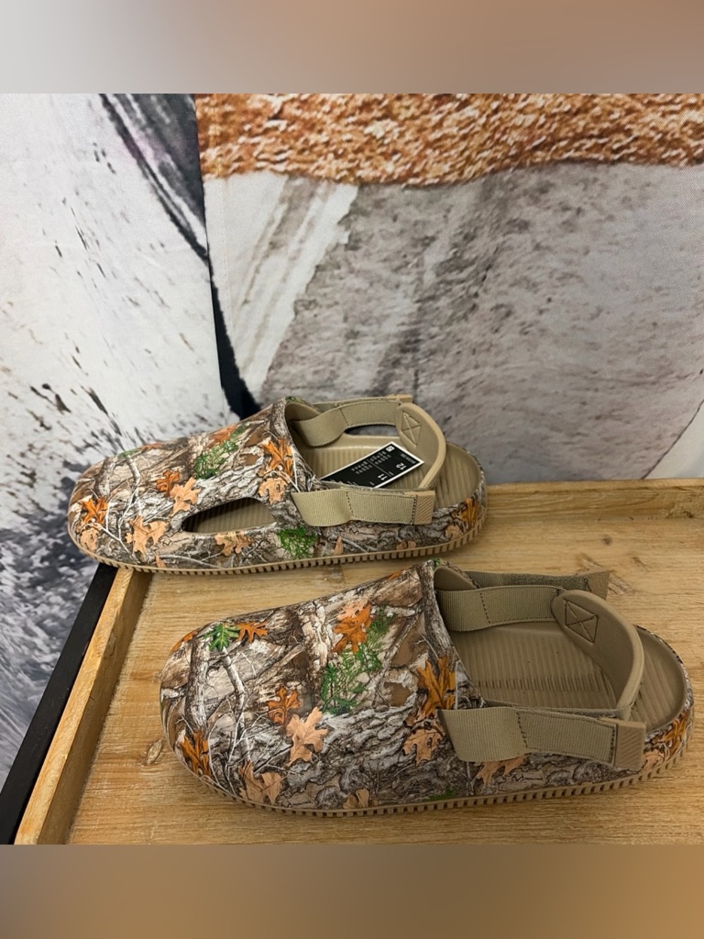 NEW Nike Calm Mule - Realtree Na Camo Slip-on  IB4359-200 Sz 11